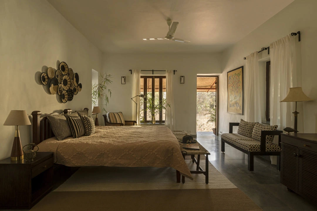 The forest and lodge landscape at Satpura