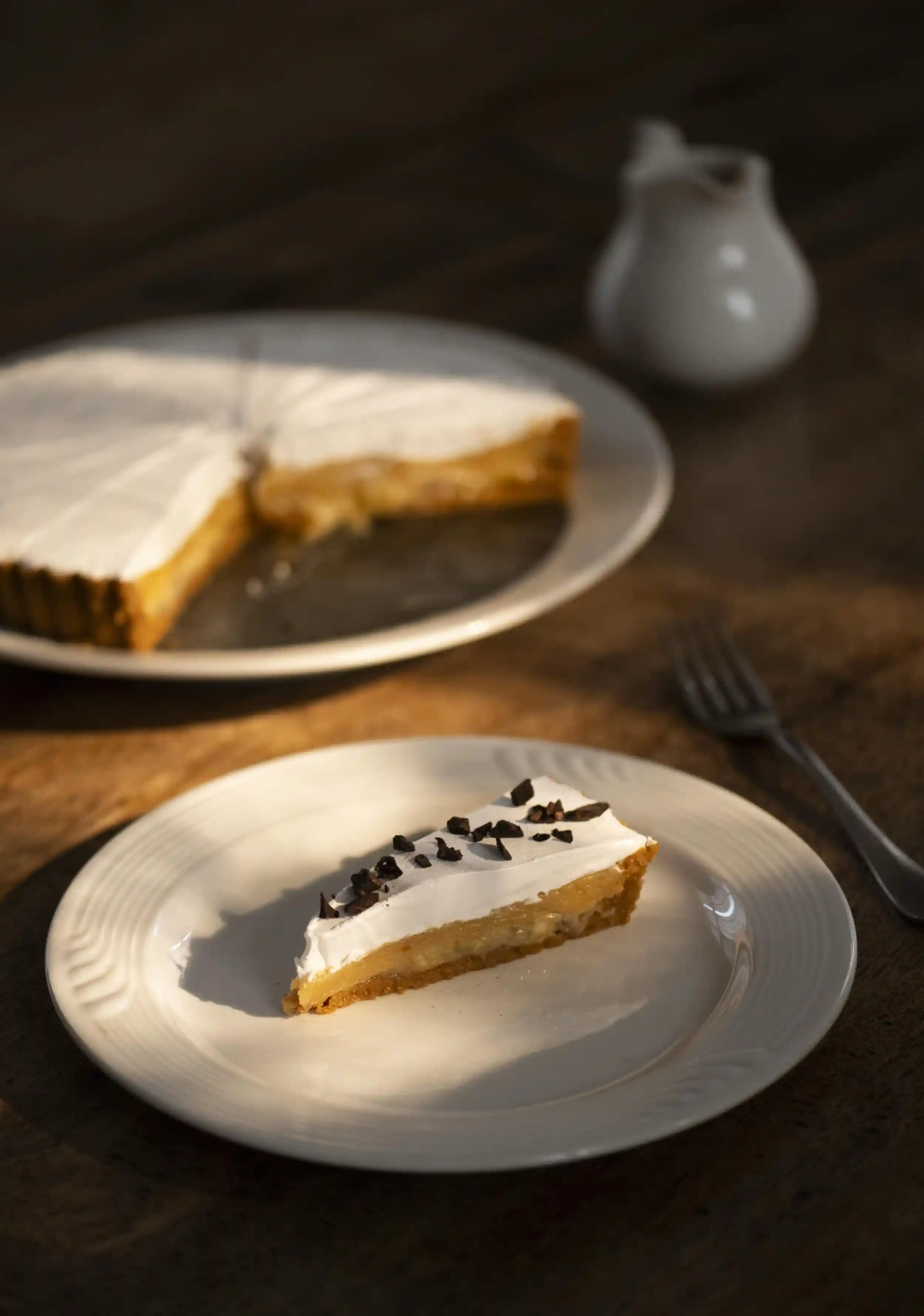 Dessert served in the lodge restaurant
